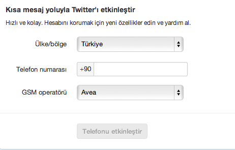 Twitter iki adımda doğrulama