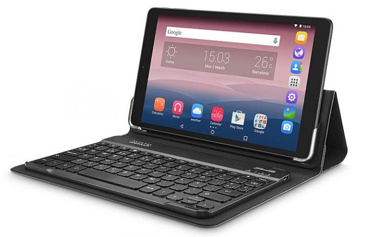 Alcatel One Touch Pixi 3:  Uygun fiyatlı Bluetooth klavyeli Tablet