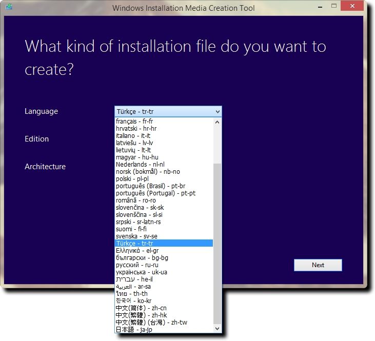 windows media creation tool