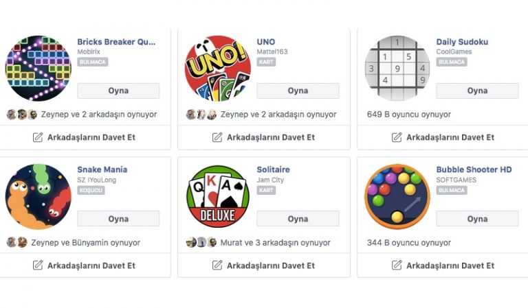 Facebook Lite’a Instant Game entegrasyonu geldi