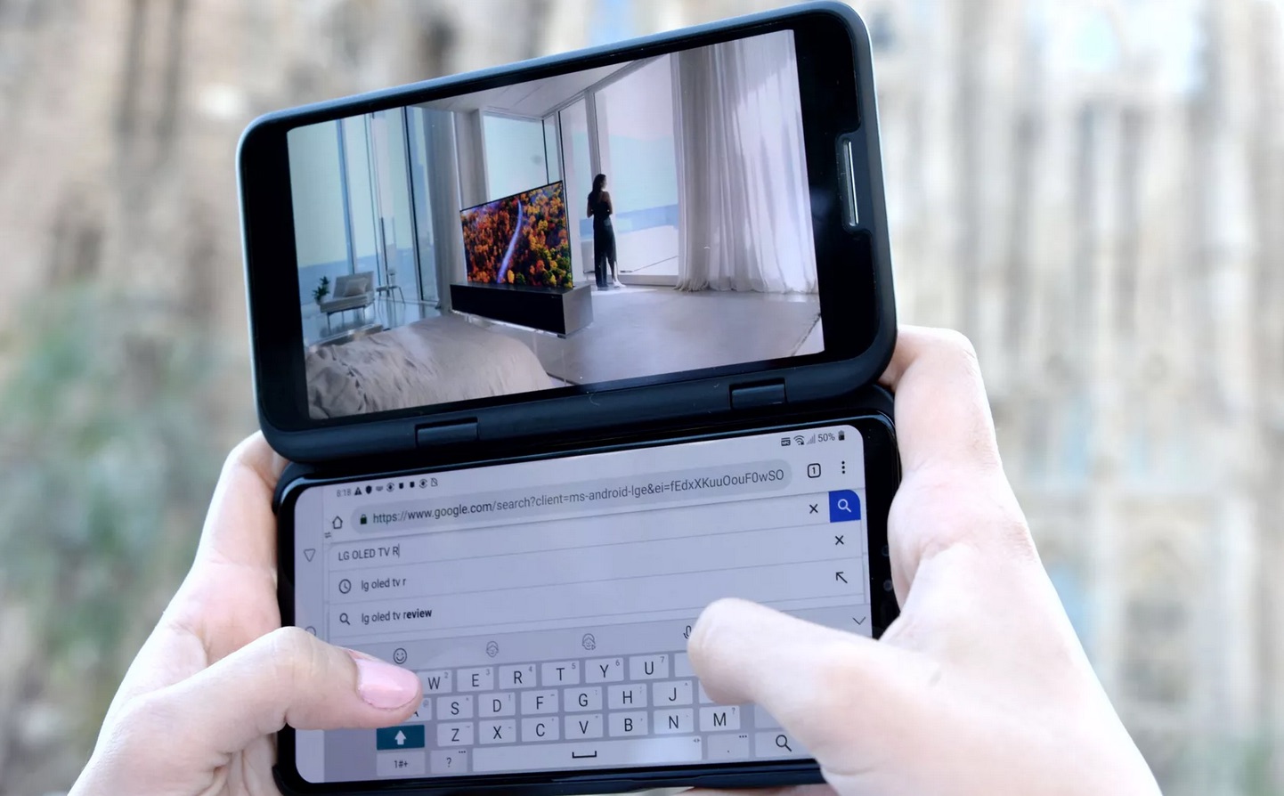 Çift ekranlı LG V50 ThinQ 5G bu hafta satışa sunulacak! - Resim : 1