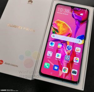 Huawei P30 kutu tasarımı