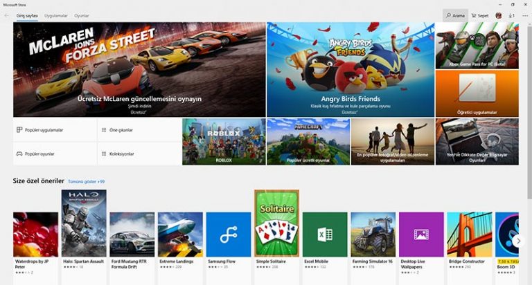 Microsoft Store’daki en popüler ücretsiz uygulamalar