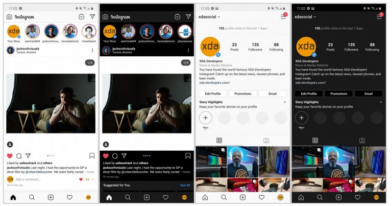Instagram’a karanlık mod geliyor