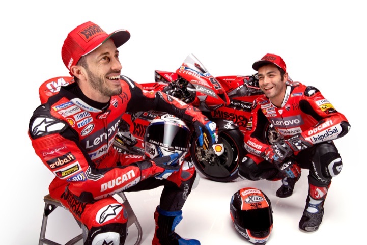 Ducati’nin Lenovo ve Motorola logolu motosikleti görücüye çıktı