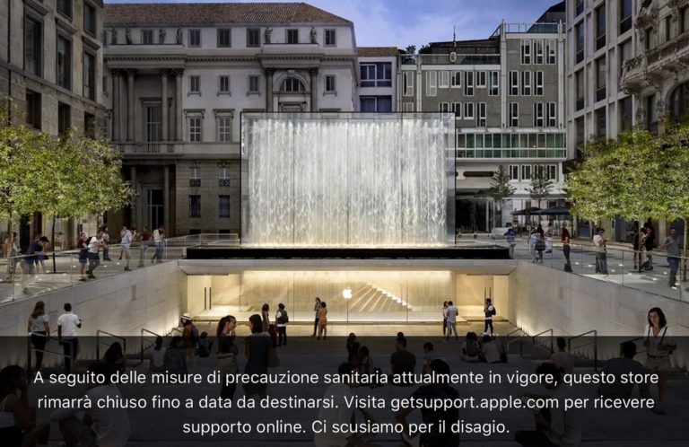 Apple İtalya’daki perakende mağazalarını kapattı