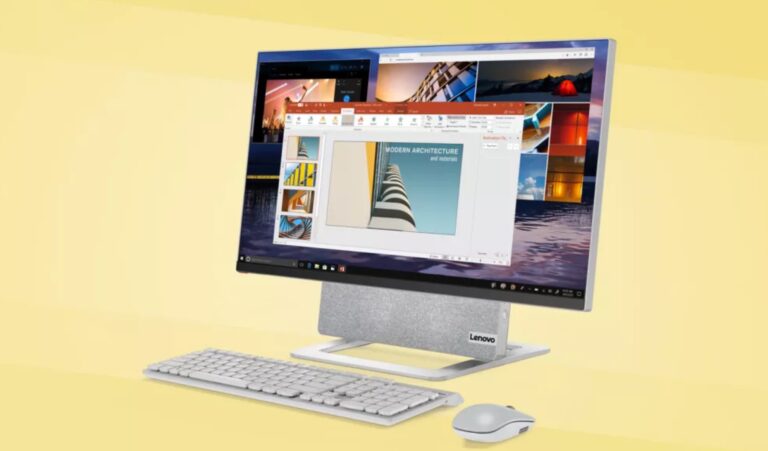 Lenovo Yoga AIO 7 dikey konumlandırılabilen ekranı ile ilgi çekiyor