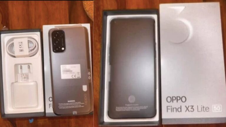 Oppo Find X3 Lite kutusu sızdırıldı: Şarj adaptörü var!