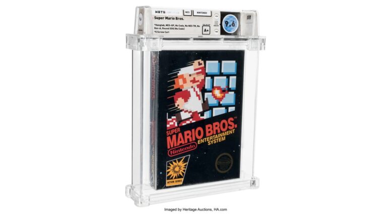 Tarihi Super Mario Bros oyunu 660 bin dolara alıcı buldu