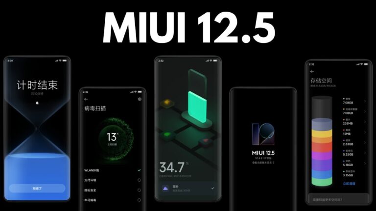 Xiaomi’nin iki modeli MIUI 12.5 güncellemesine kavuştu