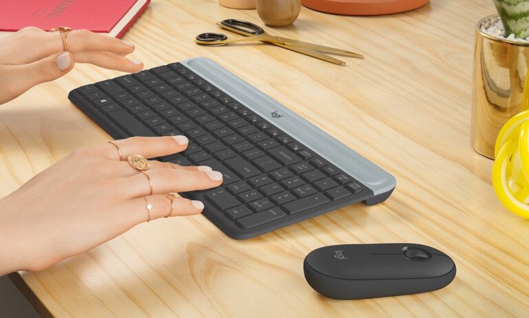 Sessiz çalışma ve kablosuz tasarım özellikleri ile Logitech Slim Combo MK470