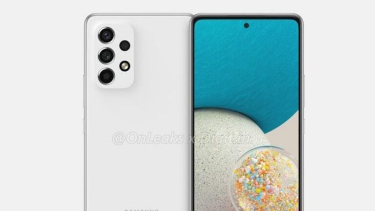 Samsung Galaxy A53’ün tasarımı ortaya çıktı