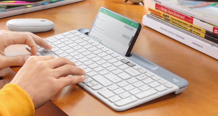 Ultra ince Logitech K580 Multi-Device Bluetooth klavye Türkiye’de
