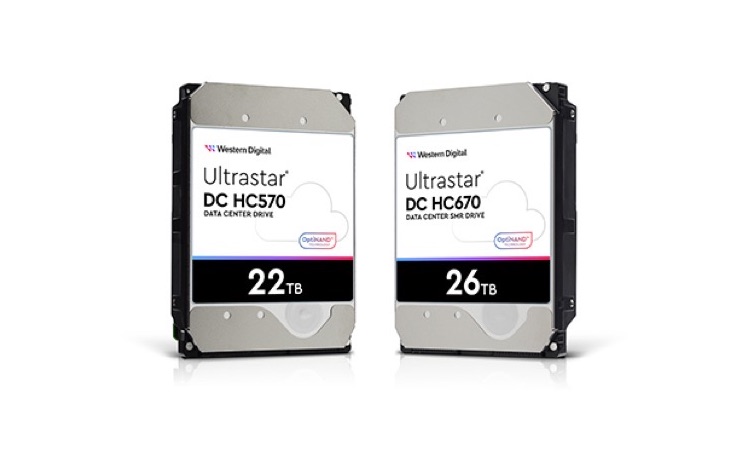 Dünyanın ilk 22 TB CMR ve 26 TB ULTRASMR HDD’leri tanıtıldı