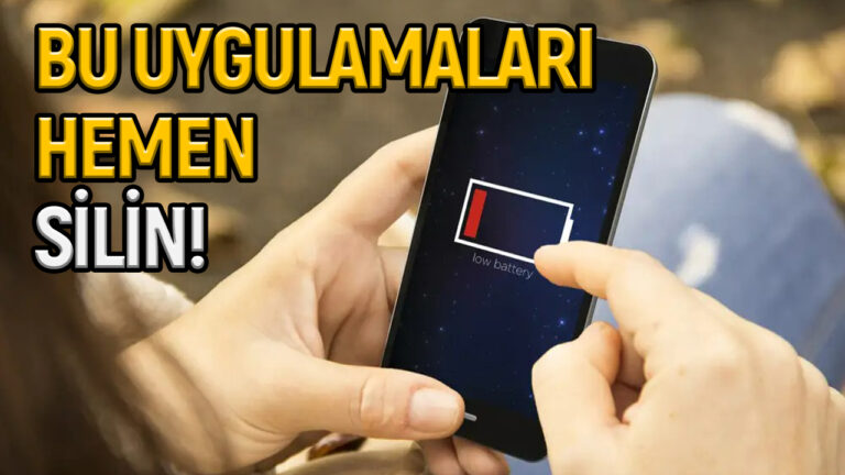 En çok pil tüketen uygulamalar belli oldu!