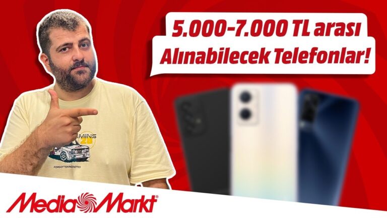 5.000-7.000 TL arası alınabilecek telefonlar!