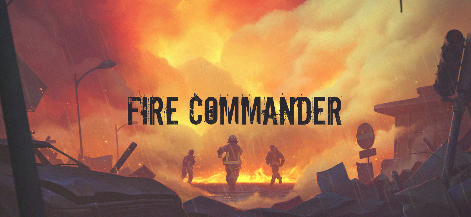 Fiery command. Fire Commander. Fire Commander: first response. Go go Five Fire Commander.