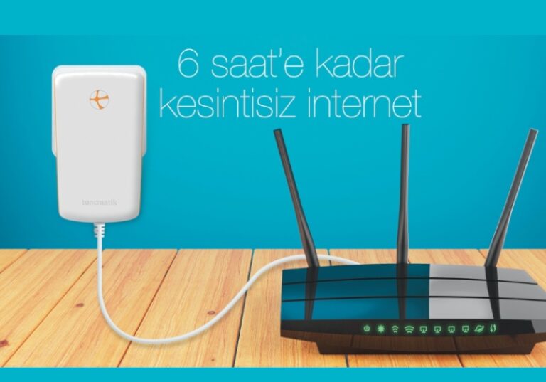 Modeminizin enerjisi kesilmesin: TUNÇMATİK Nano UPS