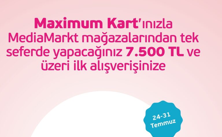 MediaMarkt’la 500 TL MaxiPuan fırsatı