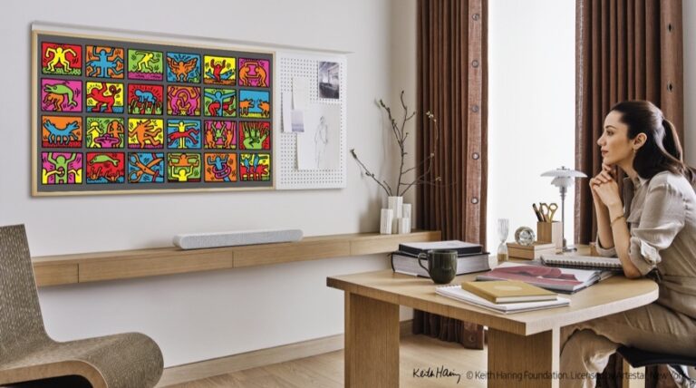 Samsung The Frame TV Keith Haring koleksiyonunu sanatseverlerle buluşturuyor