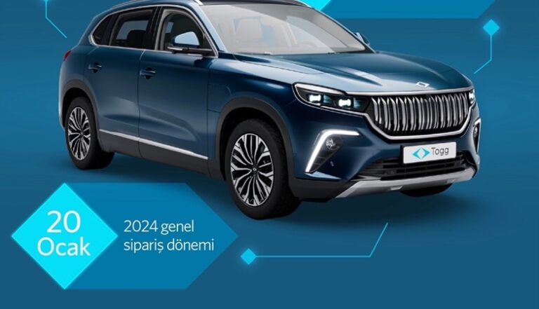 Togg T10X için siparişler 15 Ocak’ta başlıyor