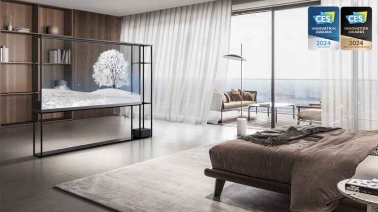 Dünyanın ilk kablosuz şeffaf OLED TV’si ile tanışın
