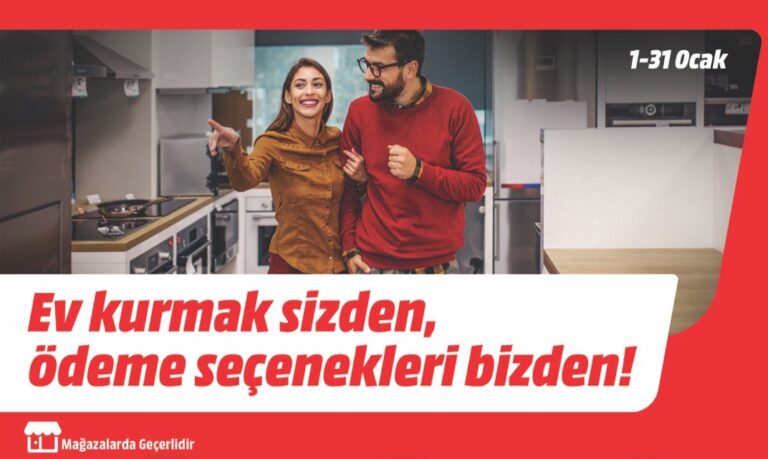 Ev Kurmak Sizden, Ödeme Seçenekleri MediaMarkt’tan!