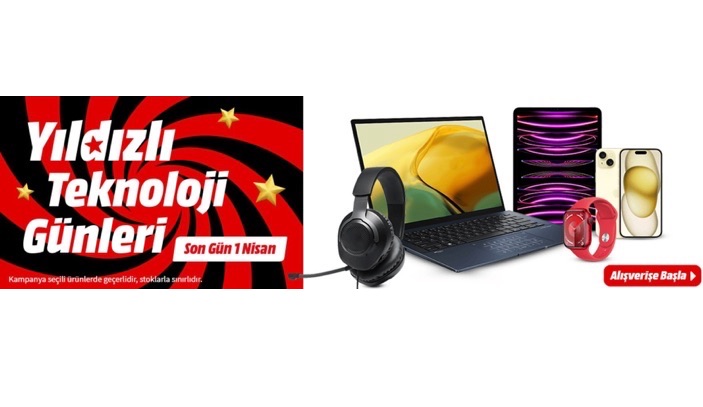 MediaMarkt’tan Yıldızlı Teknoloji Günleri Kampanyası