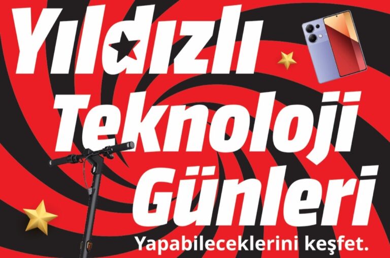 MediaMarkt’ın Yıldızlı Teknoloji Günleri Kampanyası devam ediyor