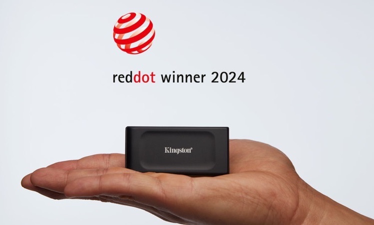 Kingston XS1000 Harici SSD 2024 Red Dot Ödülünü Kazandı