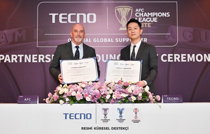 TECNO, Asya Futbol Konfederasyonu’nun destekçisi oldu
