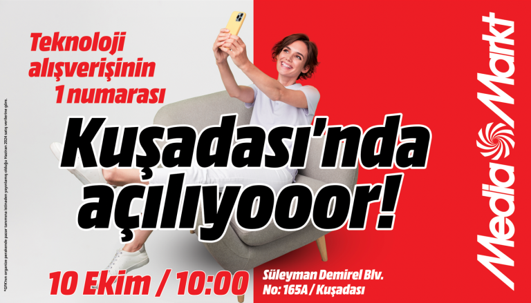 MediaMarkt’ın yeni mağazası Kuşadası’nda açılıyor