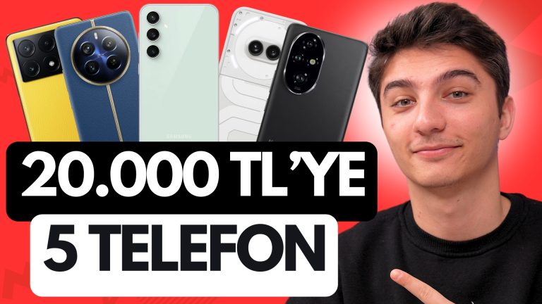 20.000 TL Altında Alınabilecek 5 Telefon